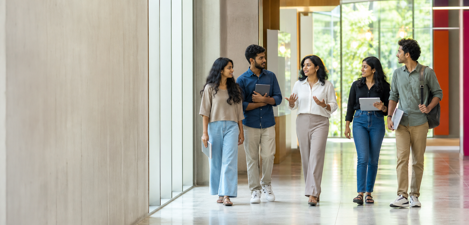 IMB Campus advisors in a professional learning environment